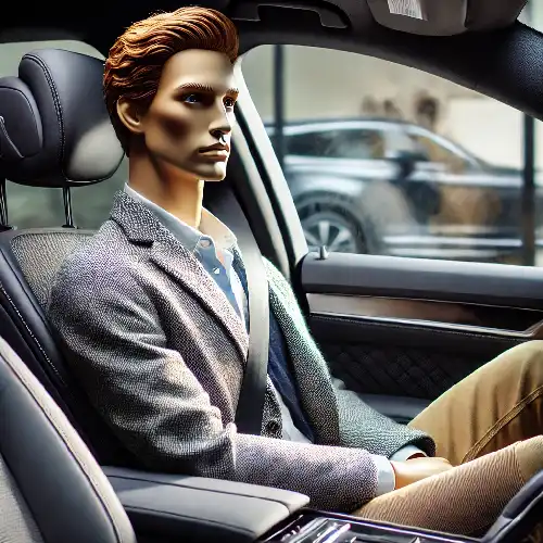 Mannequin de compagnie pour automobiliste