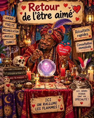 Retour de l'être aimé
