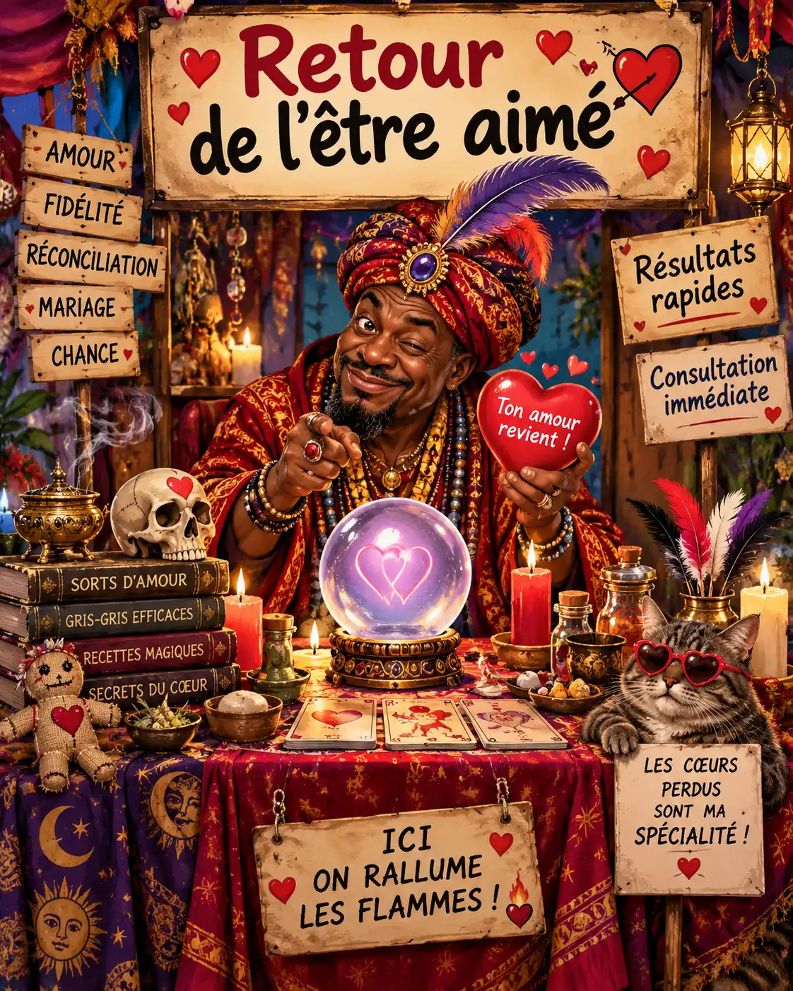 Retour de l'être aimé